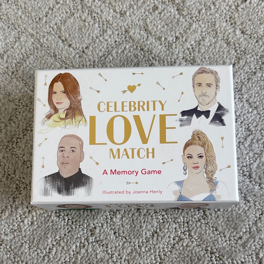 Celebrity Love Match Memory Game